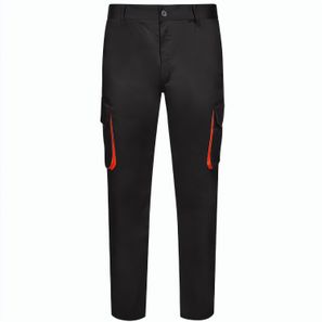 VL HYPNOS. Zweifarbige Twill-Hose mit mehreren Taschen (200 g/m²), aus Baumwolle (35 %) und Polyester (65 %)