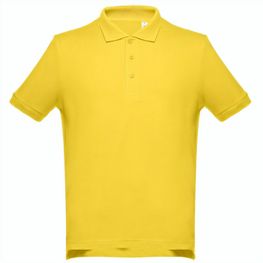 THC ADAM. Kurzarm-Poloshirt aus Baumwolle für Herren