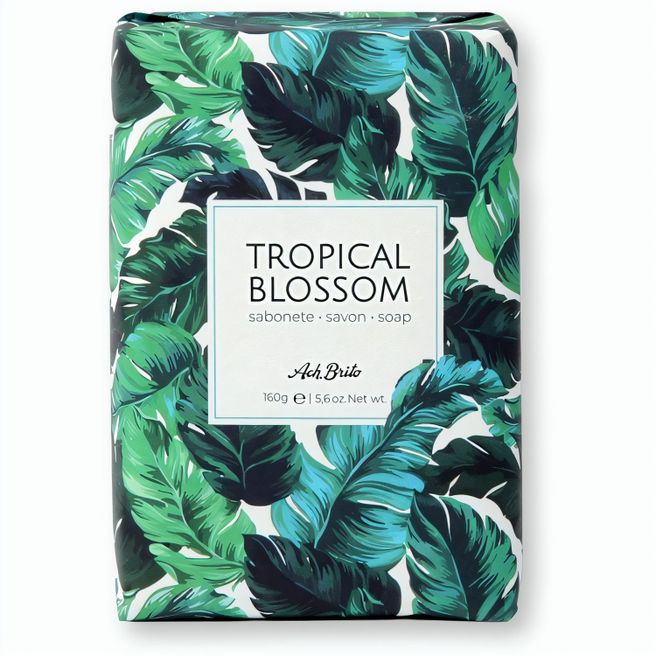 Produktabbildung TROPICAL BLOSSOM. Mit Olivenöl angereicherte Seifen (160 g) TROPICAL BLOSSOM. Mit Olivenöl angereicherte Seifen (160 g)