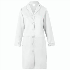 VL RAMA. Langärmeliger Kittel (175 g/m²), aus Baumwollköper (35 %) und Polyester (65 %)