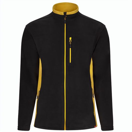 VL GERAS. Zweifarbige Fleecejacke (220g/m²) aus Polyester (100%) (Bild 1)