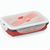 SAFFRON. Lunchbox. Faltbare hermetische Frischhaltebox aus Silikon und PP 640 mL (Bild 1)