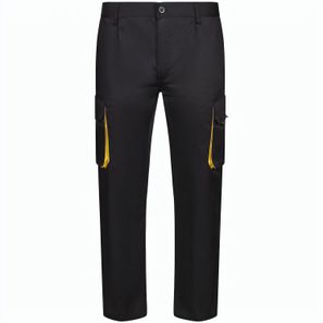 VL HYPNOS. Zweifarbige Twill-Hose mit mehreren Taschen (200 g/m²), aus Baumwolle (35 %) und Polyester (65 %)