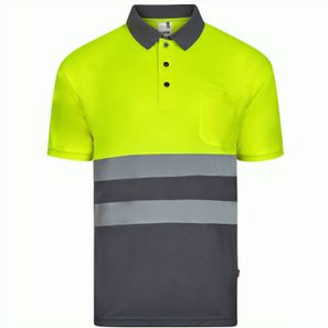 VL FORTUNA. Poloshirt (140g/m²) im Bird-Eye-Design mit kurzen Ärmeln, aus Polyester (100%)