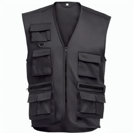 THC PIXEL. Weste (200 g/m²) aus Polyester und Baumwolle