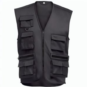 THC PIXEL. Weste (200 g/m²) aus Polyester und Baumwolle