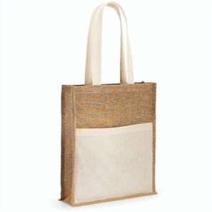 BRAGA. Jutetasche (240 g/m²) und Tasche aus 100% Baumwolle (140 gm²)