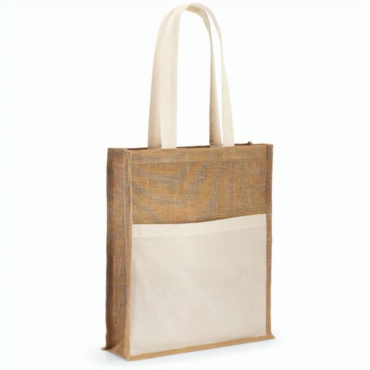 BRAGA. Jutetasche (240 g/m²) und Tasche aus 100% Baumwolle (140 gm²) (Bild 1)