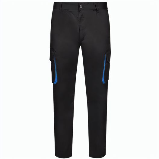 VL HYPNOS. Zweifarbige Twill-Hose mit mehreren Taschen (200 g/m²), aus Baumwolle (35 %) und Polyester (65 %) (Bild 1)