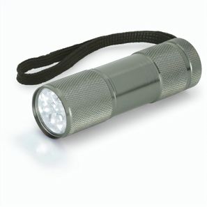 FLASHY. Taschenlampe aus Aluminium mit 9-LEDs