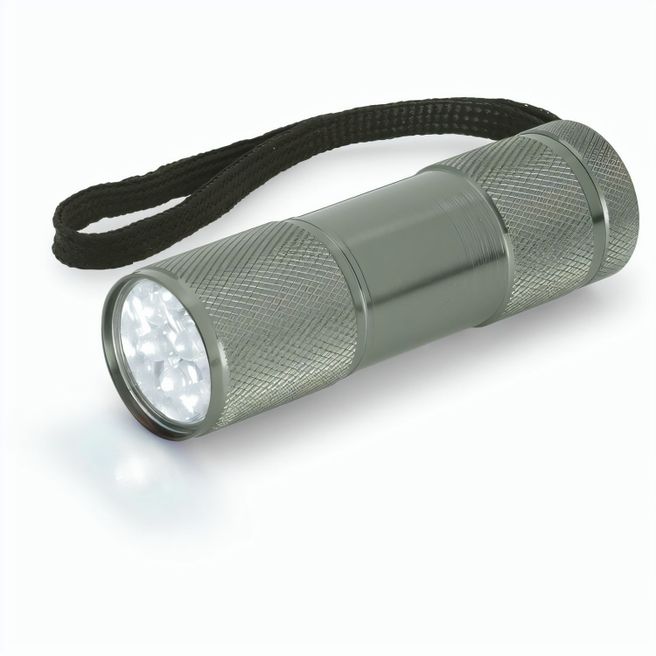 Produktabbildung FLASHY. Taschenlampe aus Aluminium mit 9-LEDs FLASHY. Taschenlampe aus Aluminium mit 9-LEDs