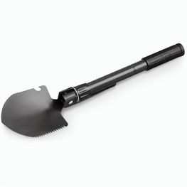 DIG. Faltbare Schaufel aus Metall mit Kompass