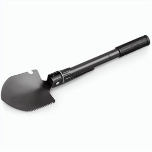 DIG. Faltbare Schaufel aus Metall mit Kompass