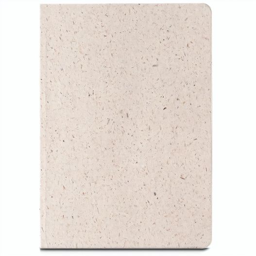 ORGANIC SEMI-RIGID. Notizbuch A5 mit semi-flexiblem Cover aus Elefantendung (80%) (Bild 1)