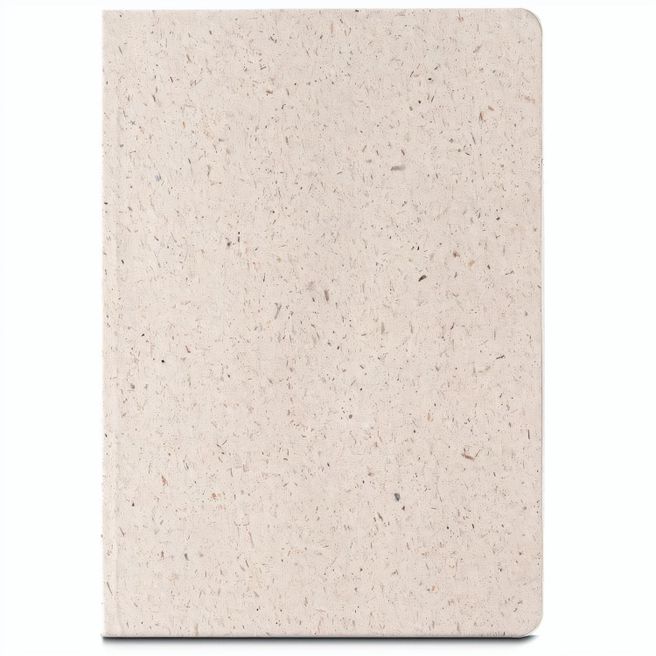 ORGANIC SEMI-RIGID. Notizbuch A5 mit semi-flexiblem Cover aus Elefantendung (80%)