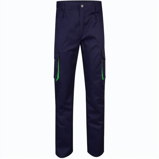 VL HYPNOS. Zweifarbige Twill-Hose mit mehreren Taschen (200 g/m²), aus Baumwolle (35 %) und Polyester (65 %) (Bild 1)