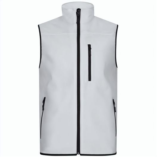 VL VARUNA. Softshell-Weste (280 g/m²), mit Polarfutter, aus Polyester (94 %) und Elastan (6 %) (Bild 1)