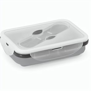 SAFFRON. Lunchbox. Faltbare hermetische Frischhaltebox aus Silikon und PP 640 mL