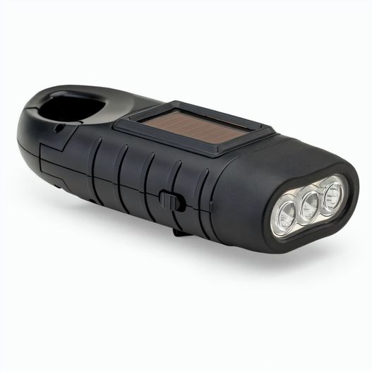SOLARKY. Kompakte 0.5 W ABS-Taschenlampe mit 3 weißen LEDs mit 90 Lumen (Bild 1)