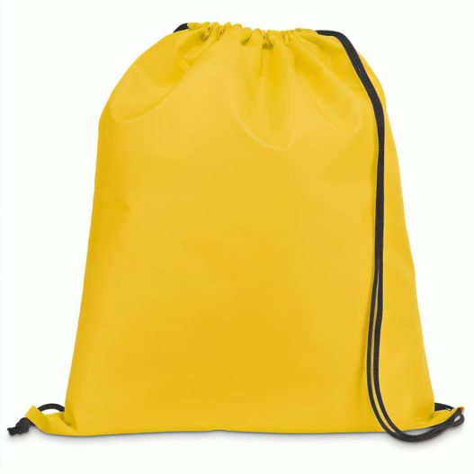Produktabbildung CARNABY. 210D Rucksacktasche mit schwarzen Zugbändern CARNABY. 210D Rucksacktasche mit schwarzen Zugbändern (Bild 1)