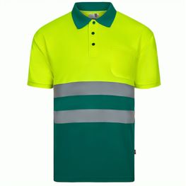 VL FORTUNA. Poloshirt (140g/m²) im Bird-Eye-Design mit kurzen Ärmeln, aus Polyester (100%)