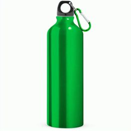 Produktabbildung LANDSCAPE L. Aluminium-Sportflasche mit Karabiner 800 ml LANDSCAPE L. Aluminium-Sportflasche mit Karabiner 800 ml