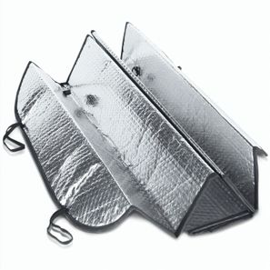 CRADLE. Sonnenschutz für Autos mit PE- und Aluminiumbeschichtung