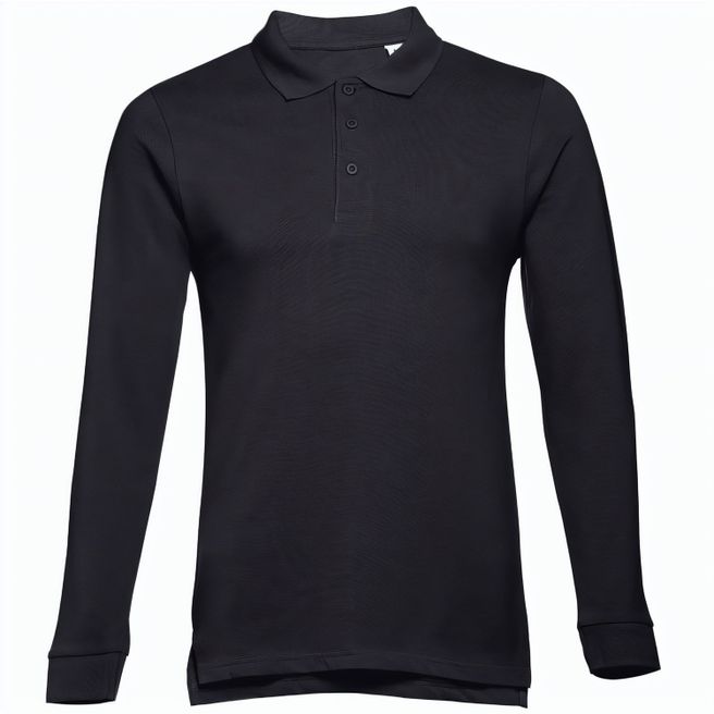 Produktabbildung THC BERN. Langarm-Poloshirt für Herren aus kardierter Baumwolle THC BERN. Langarm-Poloshirt für Herren aus kardierter Baumwolle