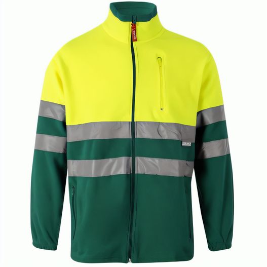 VL EROS LARGE. Zweifarbige Fleecejacke (280g/m²), aus Polyester (100%) (Bild 1)