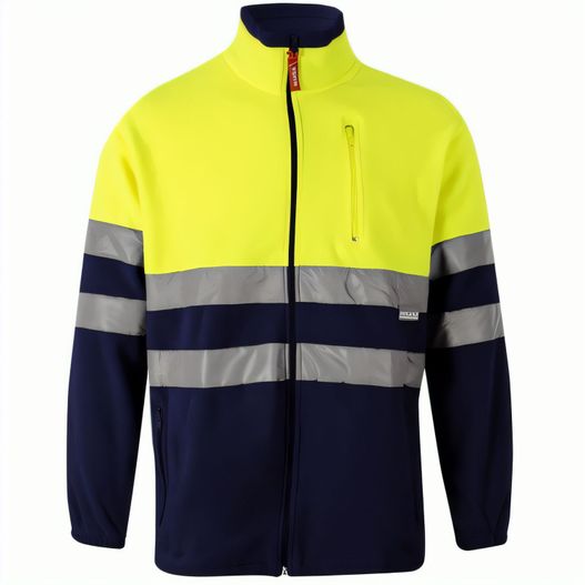 VL EROS LARGE. Zweifarbige Fleecejacke (280g/m²), aus Polyester (100%) (Bild 1)