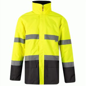 VL THEMIS LARGE. Zweifarbiger Parka (190g/m²), aus Polyester (100%), mit PU-Beschichtung