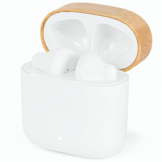 COBAIN. Kabellose Kopfhörer mit 5 Stunden Betriebsdauer aus recyceltem ABS (100 % rABS) und Bambus (Bild 1)