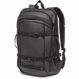 KAMPALA. Laptop-Rucksack aus 900D hochdichtem recyceltem Polyester mit wasserdichter Beschichtung und 210D Futter aus recyceltem Polyester 17'3"