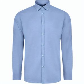 VL PRITHVI MAN. Hemd Oxford (180 g/m²) für Herren, aus Baumwolle (50 %), Polyester (45 %) und Elasthan (5 %)