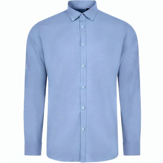 VL PRITHVI MAN. Hemd Oxford (180 g/m²) für Herren, aus Baumwolle (50 %), Polyester (45 %) und Elasthan (5 %) (Bild 1)