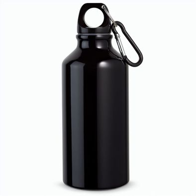 LANDSCAPE S. Aluminium-Sportflasche mit Karabiner 400 ml