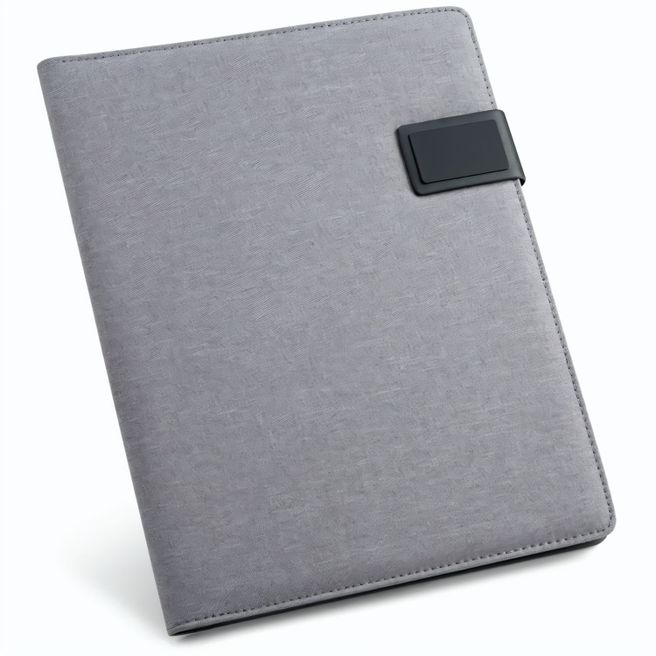 RIORDAN. A4-Schreibmappe aus Leinenimitat und PU mit linierte Seiten Schreibblock