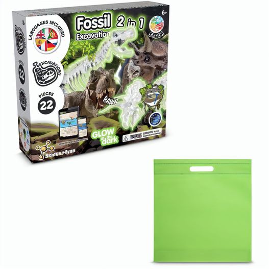 Produktabbildung 2 in 1 Fossil Excavation Kit IV. Lernspiel lieferung inklusive einer non-woven tasche (80 g/m²) 2 in 1 Fossil Excavation Kit IV. Lernspiel lieferung inklusive einer non-woven tasche (80 g/m²) (Bild 1)