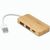 MOSER. HUB mit 2 USB-A und 1 USB-C Anschluss aus Bambus (Bild 1)
