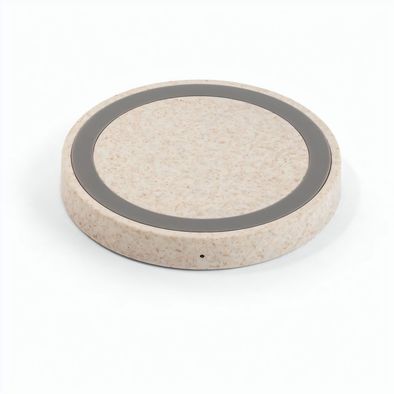CUVIER. 5W wireless Ladegerät aus ABS und Strohfaser