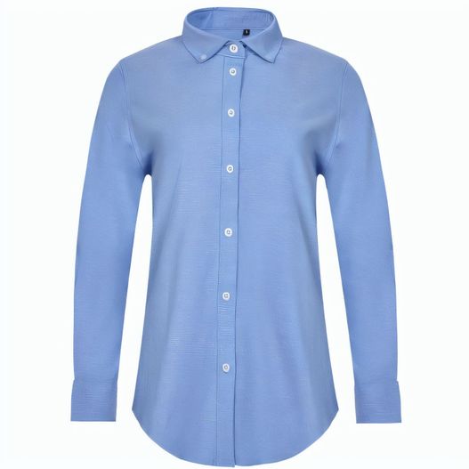 VL PRITHVI WOMEN. Hemd Oxford (180 g/m²) für Damen, aus Baumwolle (50 %), Polyester (45 %) und Elasthan (5 %) (Bild 1)