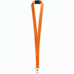 LEEDS. Lanyard aus Polyester mit Sicherheitsverschluss