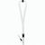 MURRAY. Lanyard aus Polyester (20 mm) mit einem Schlüsselband