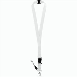 MURRAY. Lanyard aus Polyester (20 mm) mit einem Schlüsselband
