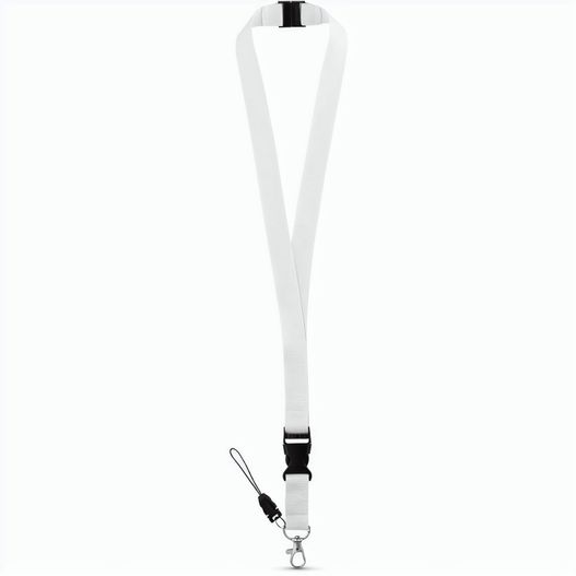 MURRAY. Lanyard aus Polyester (20 mm) mit einem Schlüsselband (Bild 1)