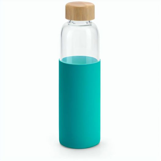 Produktabbildung DAKAR. Flasche aus Bambus und Borosilikatglas 600 ml DAKAR. Flasche aus Bambus und Borosilikatglas 600 ml (Bild 1)