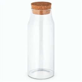 JASMIN 1000. Glasflasche mit Korkdeckel 1 Liter