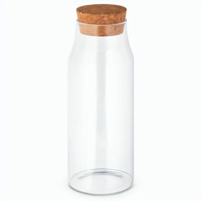 Produktabbildung JASMIN 1000. Glasflasche mit Korkdeckel 1 Liter JASMIN 1000. Glasflasche mit Korkdeckel 1 Liter