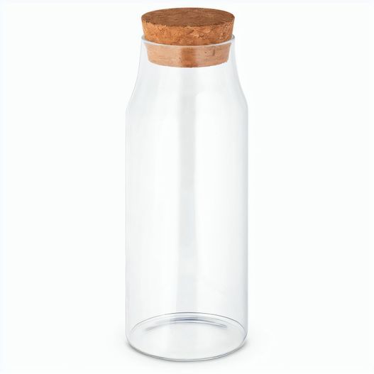 JASMIN 1000. Glasflasche mit Korkdeckel 1 Liter (Bild 1)