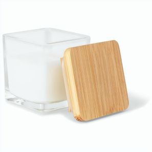 ESSENCE. Duftkerze, 50 g, im Glasbecher mit Bambusdeckel